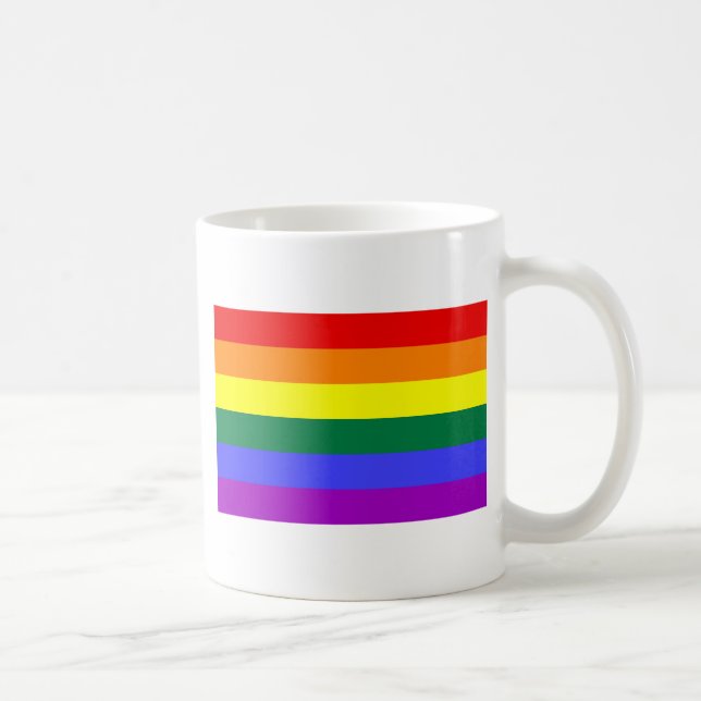 Caneca De Café Sinalizador Arco-íris (Direita)