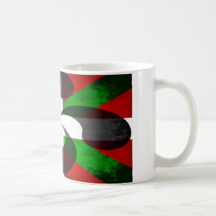 Caneca De Café Sinalizador Basco e Cruz