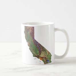 Caneca De Café Sinalizador californiano + Mapa Mug