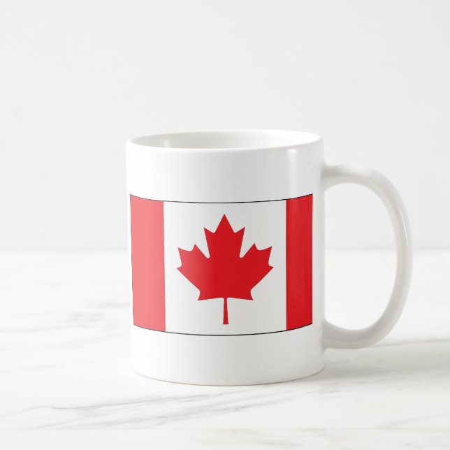 Caneca De Café Sinalizador Canadá (Direita)