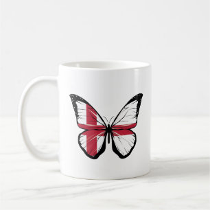 Caneca De Café Sinalizador da Borboleta Inglaterra