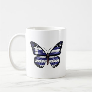 Caneca De Café Sinalizador da Borboleta Monarca da grécia