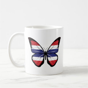 Caneca De Café Sinalizador da Borboleta Tailândia