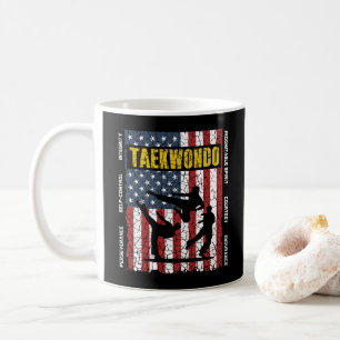 Caneca De Café Sinalizador de Artes Marciais Americanas do Autoco