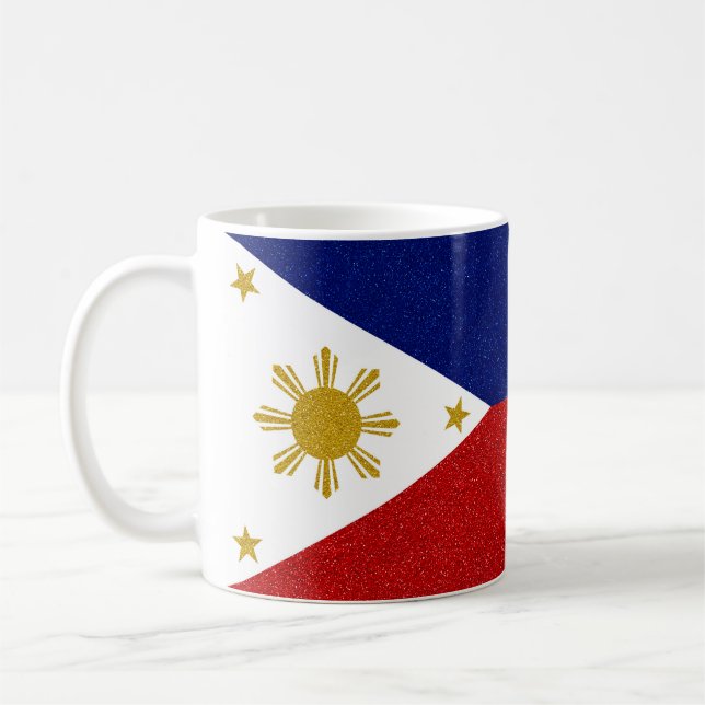 Caneca De Café Sinalizador de Cheio de Glitter nas Filipinas (Esquerda)