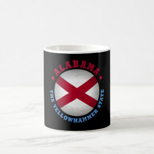 CANECA DE CAFÉ SINALIZADOR DE ESTADO DO ALABAMA