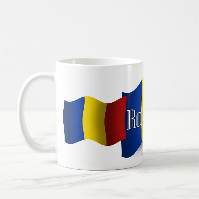 Caneca De Café Sinalizador de Onda Romênia (Esquerda)