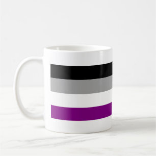 Caneca De Café Sinalizador de Orgulho Asexual