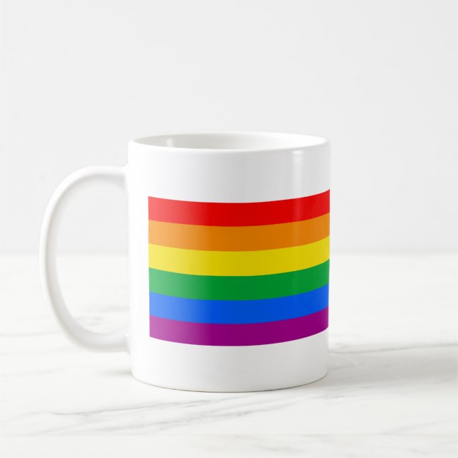 Caneca De Café Sinalizador de Orgulho gay tradicional (Esquerda)