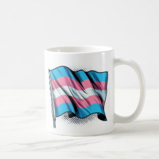 Caneca De Café Sinalizador de Prioridade Trans