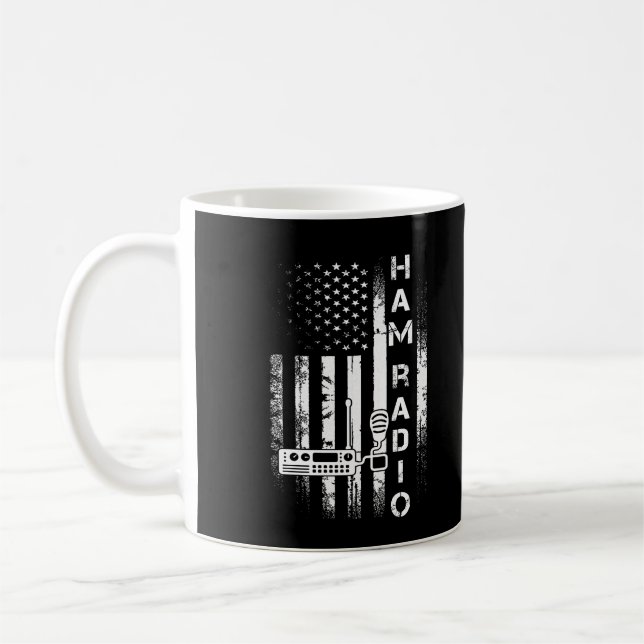 Caneca De Café Sinalizador de Rádio Amateur Ham (Esquerda)