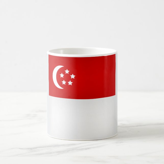 Caneca De Café Sinalizador de Singapura legal (Centro)