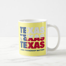 Caneca De Café SINALIZADOR DE TEXAS Patriótico Personalizado