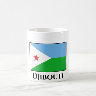 Caneca De Café Sinalizador Djibouti
