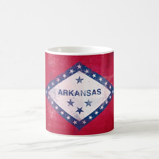 Caneca De Café Sinalizador do Arkansas em destaque (Centro)