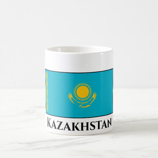 Caneca De Café Sinalizador do Cazaquistão (Centro)