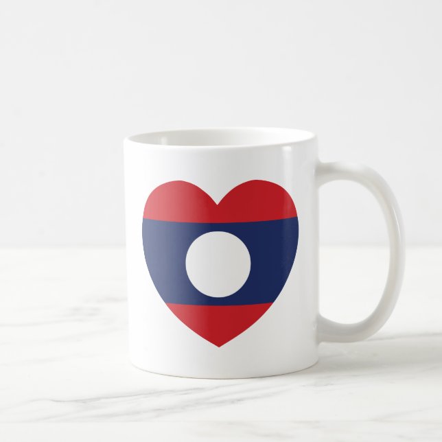 Caneca De Café Sinalizador do Coração Laociano (Direita)