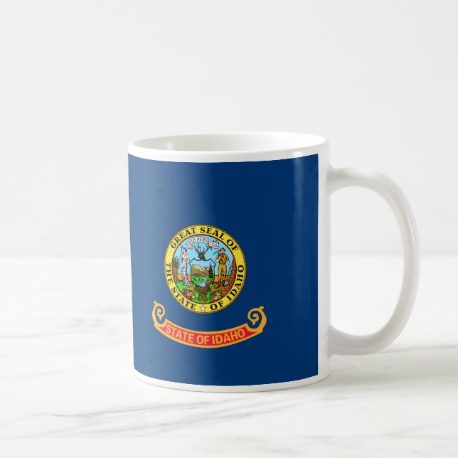 Caneca De Café Sinalizador do Estado Idaho (Direita)