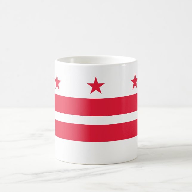 Caneca De Café Sinalizador do Estado Washington DC (Centro)
