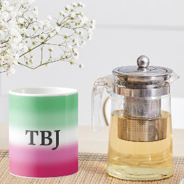 Caneca De Café Sinalizador do Orgulho Abrosexual de gradiente