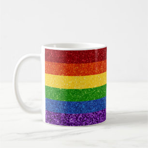 Caneca De Café Sinalizador do Orgulho Arco-Íris LGBT