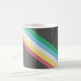 Caneca De Café Sinalizador do Orgulho de Deficiência