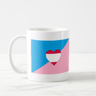 Caneca De Café Sinalizador do Orgulho de Idade