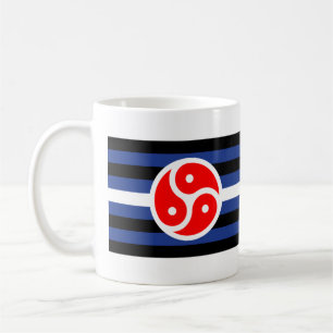Caneca De Café Sinalizador do Orgulho de Prática de Couro
