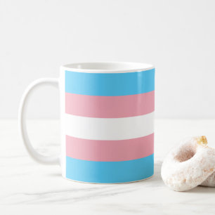 Caneca De Café Sinalizador do Orgulho Transgênero