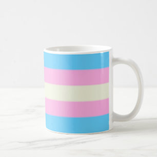 Caneca De Café Sinalizador do Orgulho Transgênero de Queda