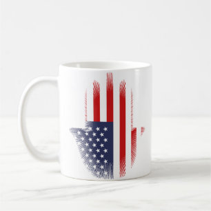 Caneca De Café Sinalizador EUA