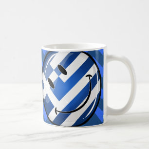 Caneca De Café Sinalizador Grego Sorridente