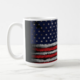 Caneca De Café Sinalizador Grunge U.S.A