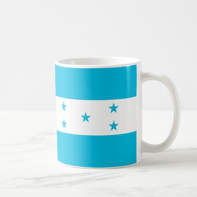 Caneca De Café Sinalizador Honduras - Mug Cerâmico (Direita)