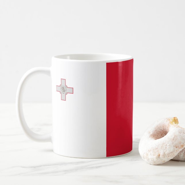 Caneca De Café Sinalizador Malta Personalizável (Com Donut)