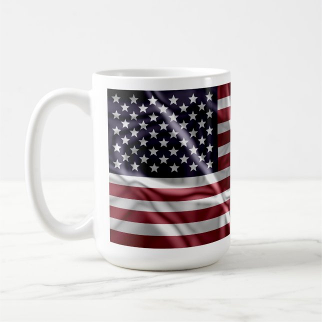 Caneca De Café Sinalizador Personalizado dos Estados Unidos - Ver (Esquerda)