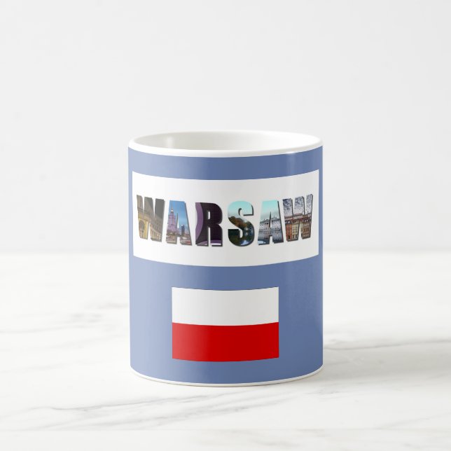 Caneca De Café Sinalizador Polônia de Varsóvia (Centro)