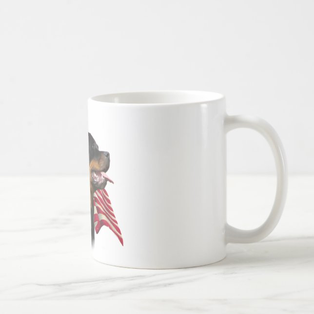 Caneca De Café Sinalizador Rottweiler (Direita)