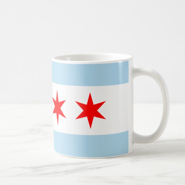 Caneca De Café Sinalizador Souvenir Chicago (Direita)