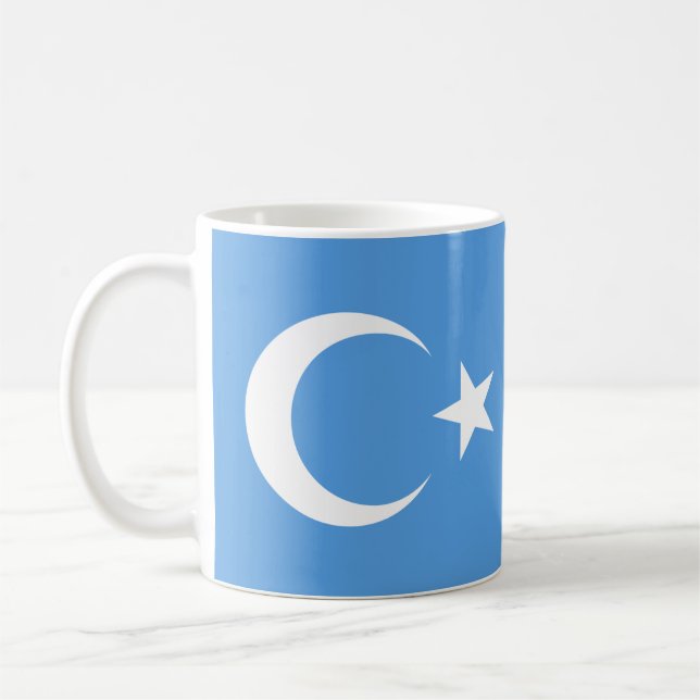 Caneca De Café Sinalizador Uyghur/ Turquestão Oriental (Esquerda)