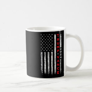 Caneca De Café Sinalizador Vertical Subjugado do Trump Vance 2024