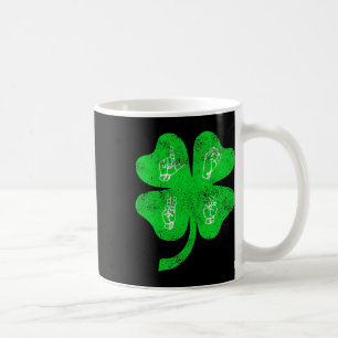 Caneca De Café Sinalizar Idioma de Sinais Dia de São Patrício Con