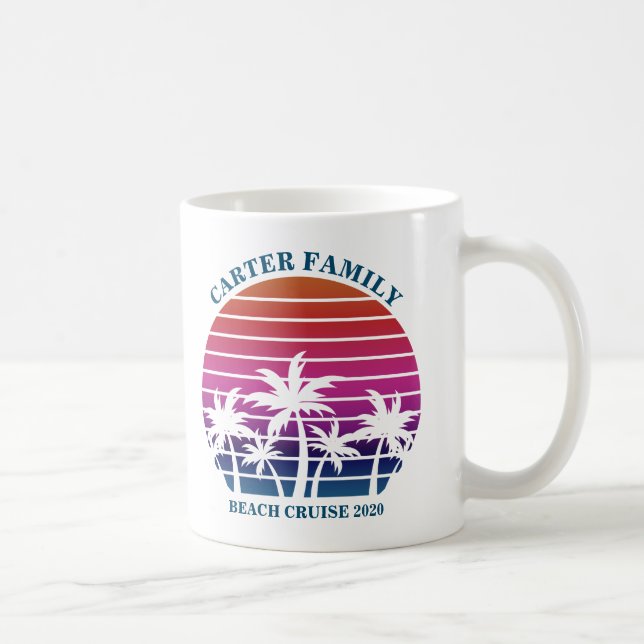 Caneca De Café Sindicato da Família de Cruzeiros de Praia Persona (Direita)