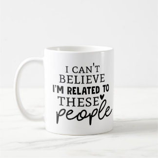 Caneca De Café Sindicato da Família Engraçada Nome Ano Café Mug