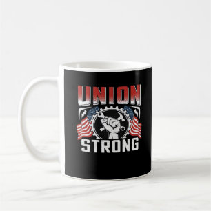 Caneca De Café Sindicato Forte da América: Dia do Trabalho da Ban