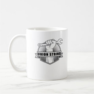 Caneca De Café Sindicato Forte da América: Dia do Trabalho da Ban