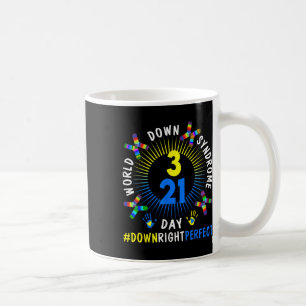 Caneca De Café Sindroma de Descida Perfeita para a Direita Sensib