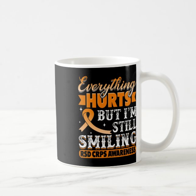 Caneca De Café Sindroma Regional De Dor Complexa Do Crps Sensibil (Direita)