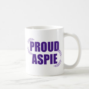 Caneca De Café Síndrome Bonito de Asperger Roxo-Púrpura