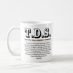 CANECA DE CAFÉ SÍNDROME DA DERROGAÇÃO DO TRATADOR T.D.S.